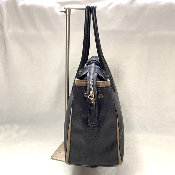 Auc YSL The Muse Two Cabas Mocco Lamb Leather Satchel/Tote $2200 - Picture 10 of 17